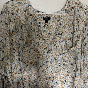 Torrid Multicolor Floral Top